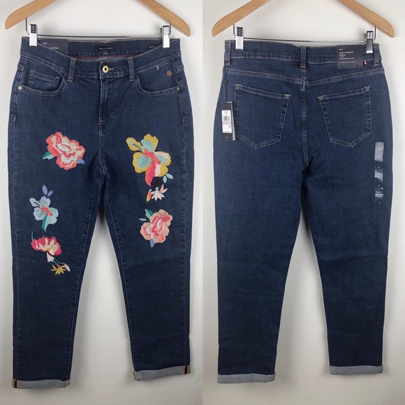 Tommy Hilfiger High Rise Boyfriend Jeans - Picture 3 of 8